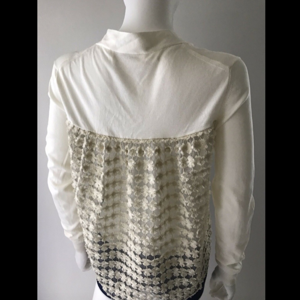 Aquilano Rimondi Women's Cardigan Sweater Ivory 40 - Picture 10 of 12